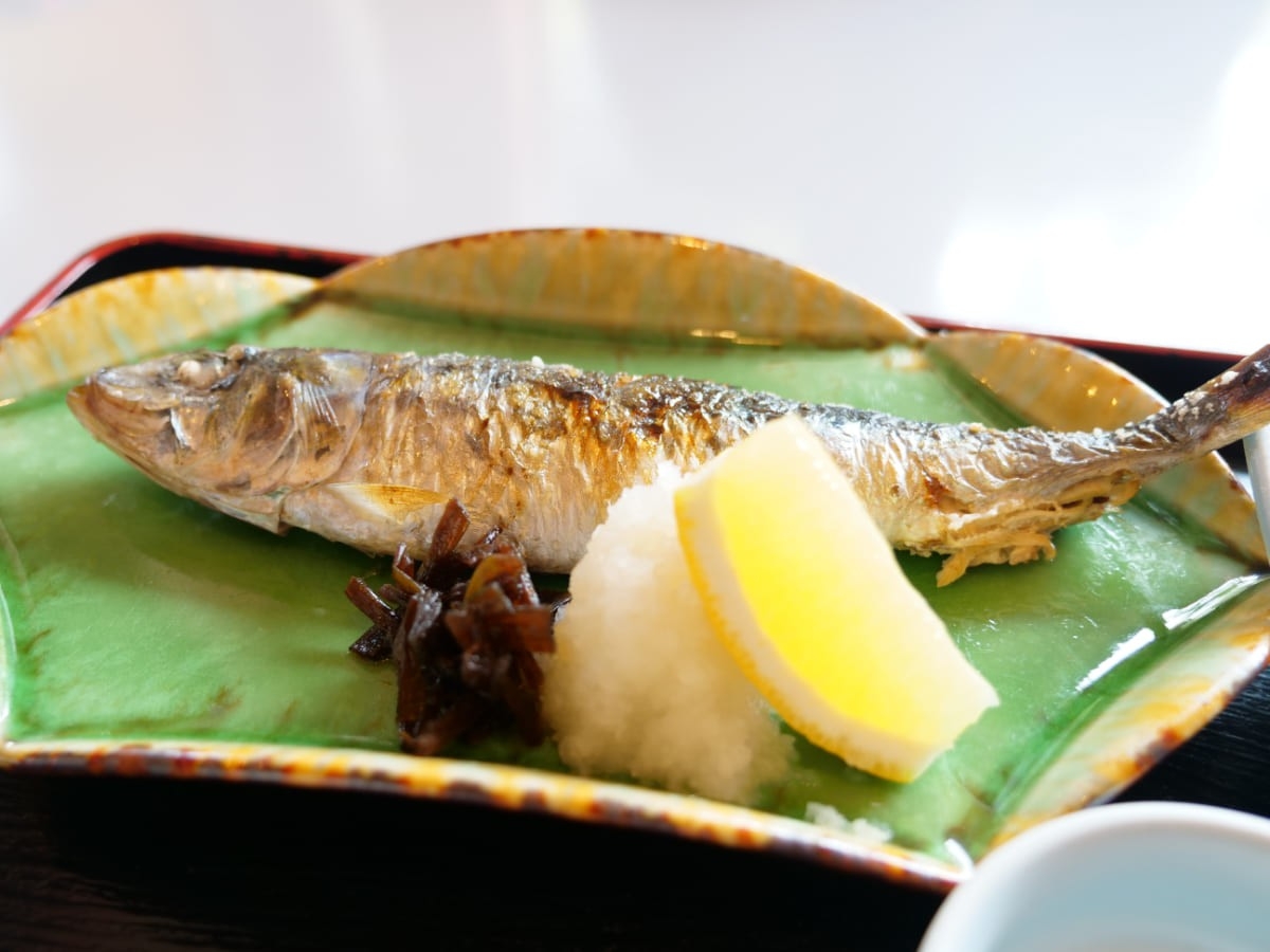 一暁 日替わりランチの魚料理