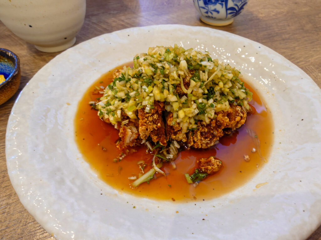チャイニーズダイニング樓蘭の油淋鶏ランチ
