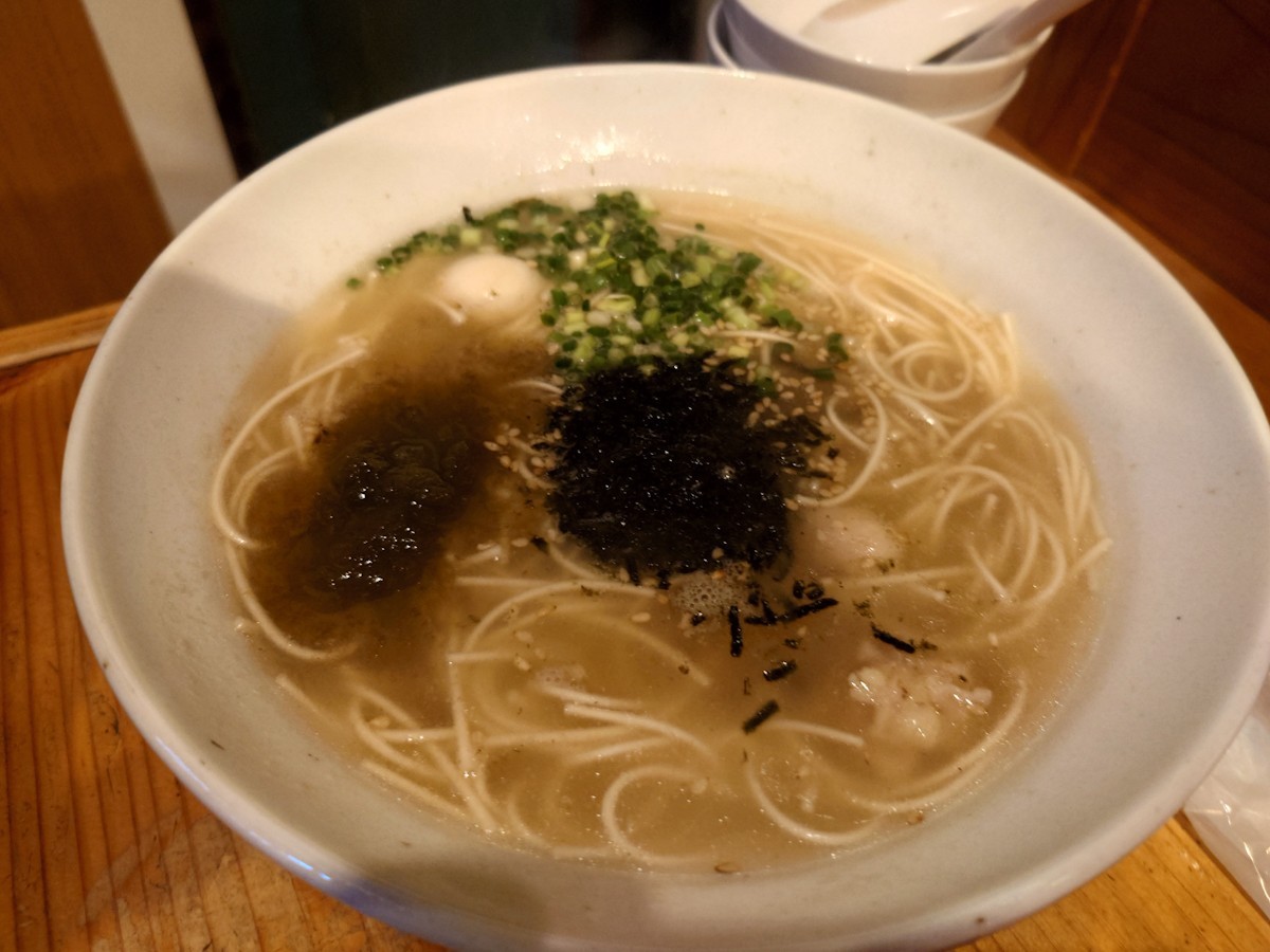 炭火やきとり創玄 本店　鳥温麺