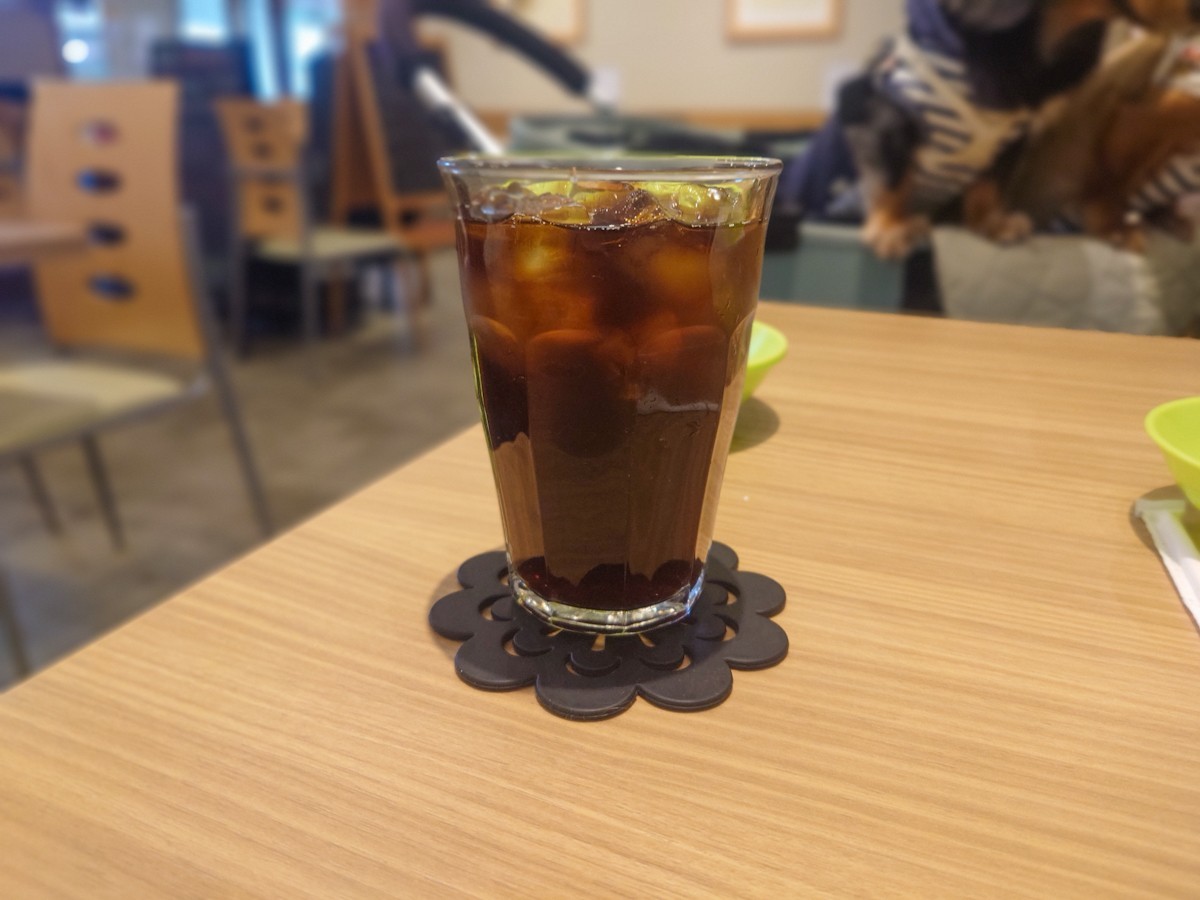 ドッグカフェ・プティシアン　セットのドリンク