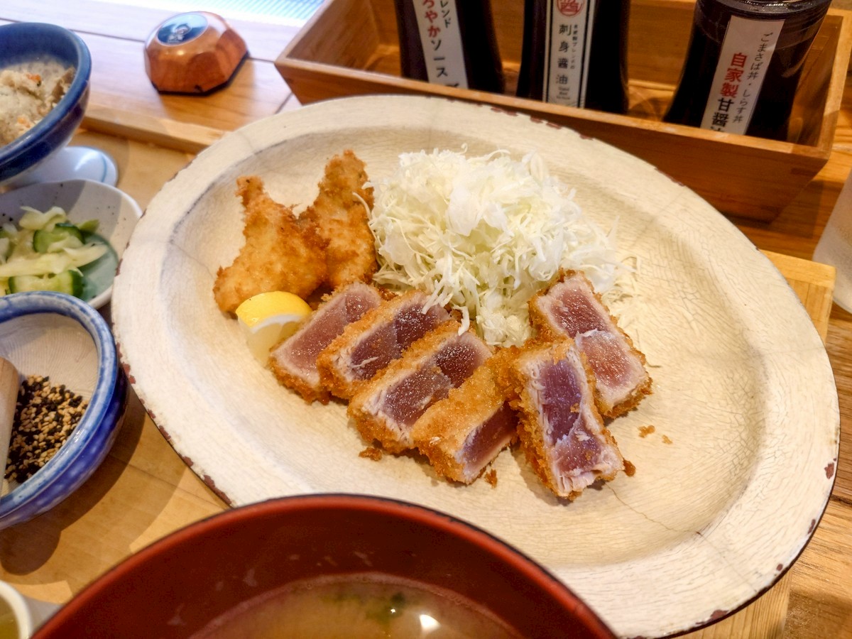 いまがわ食堂 町田店 三崎まぐろのレアカツ