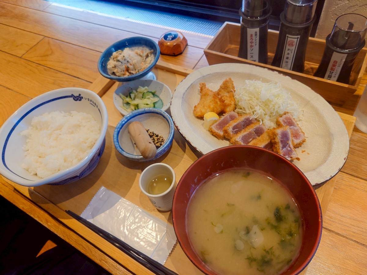 いまがわ食堂 町田店 三崎まぐろのレアカツ定食