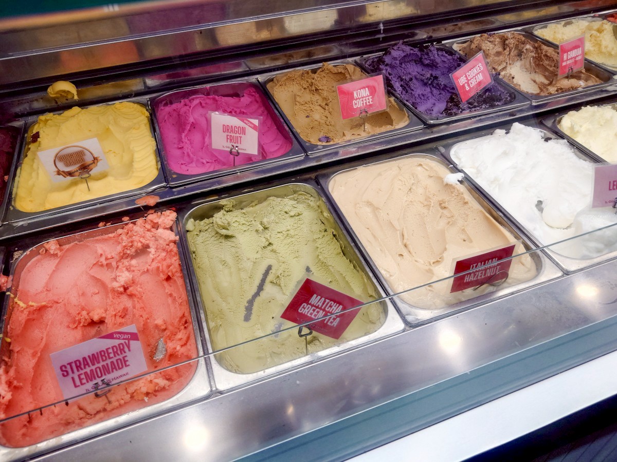 イル・ジェラート　色とりどりのジェラート