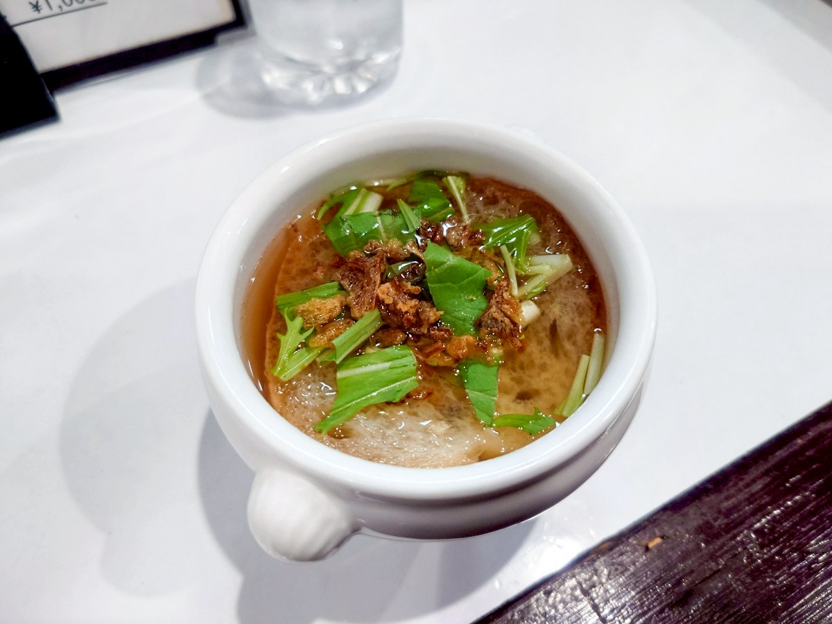 ポワレ　ランチに付いてくるスープ