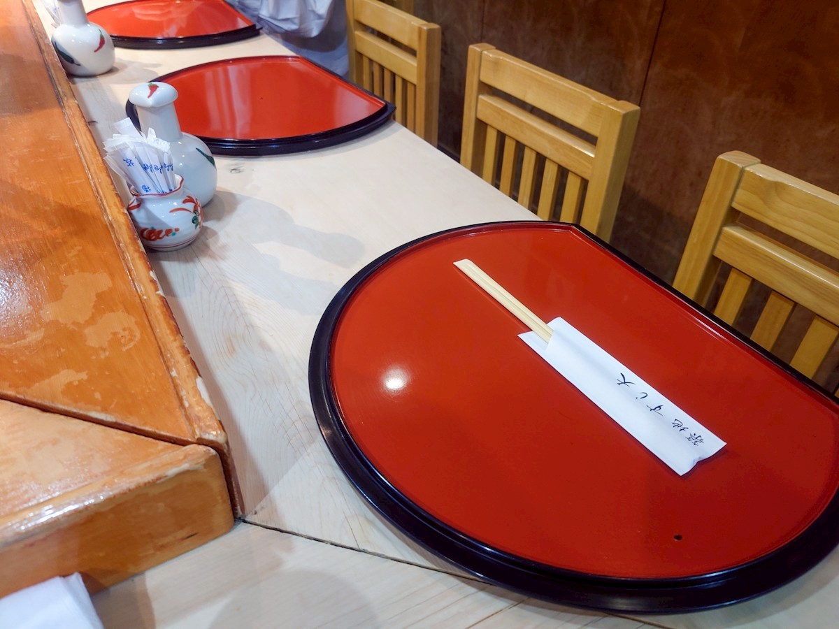 築地すし大本店 カウンター席