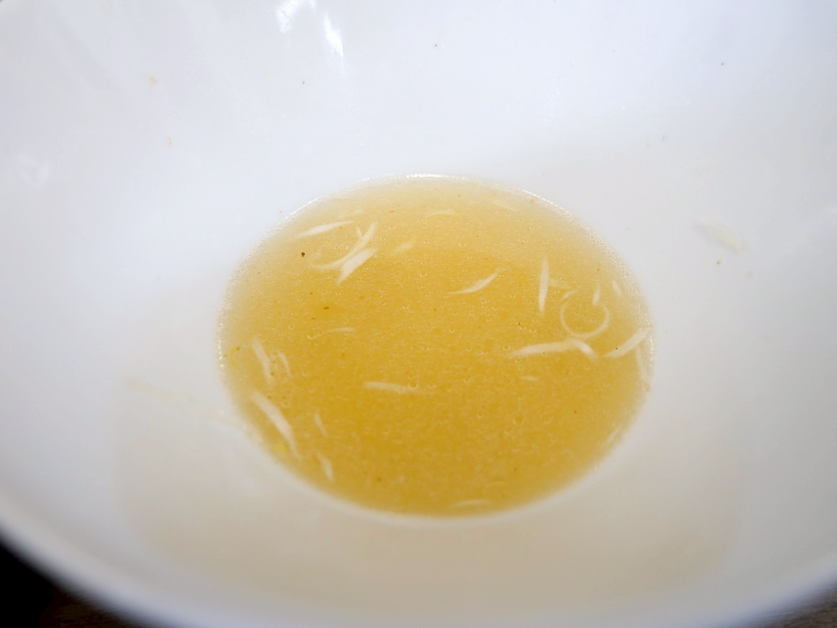 麺屋 時次 つけそばの完食後の器