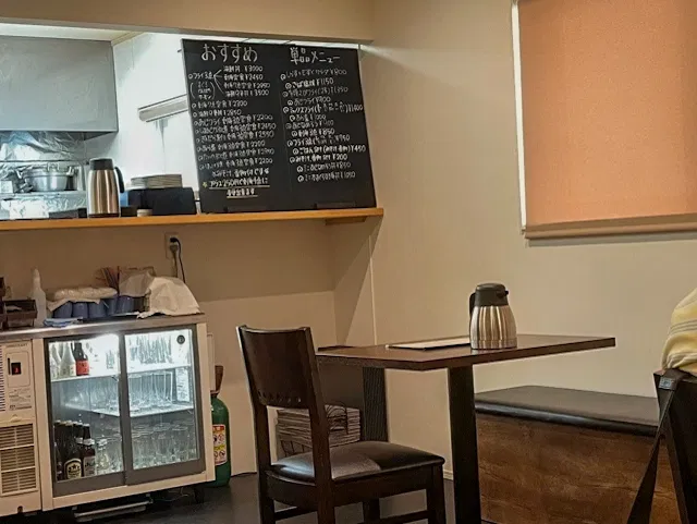 海鮮処なみりの店内の雰囲気