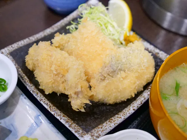 海鮮処なみりのフライ3点