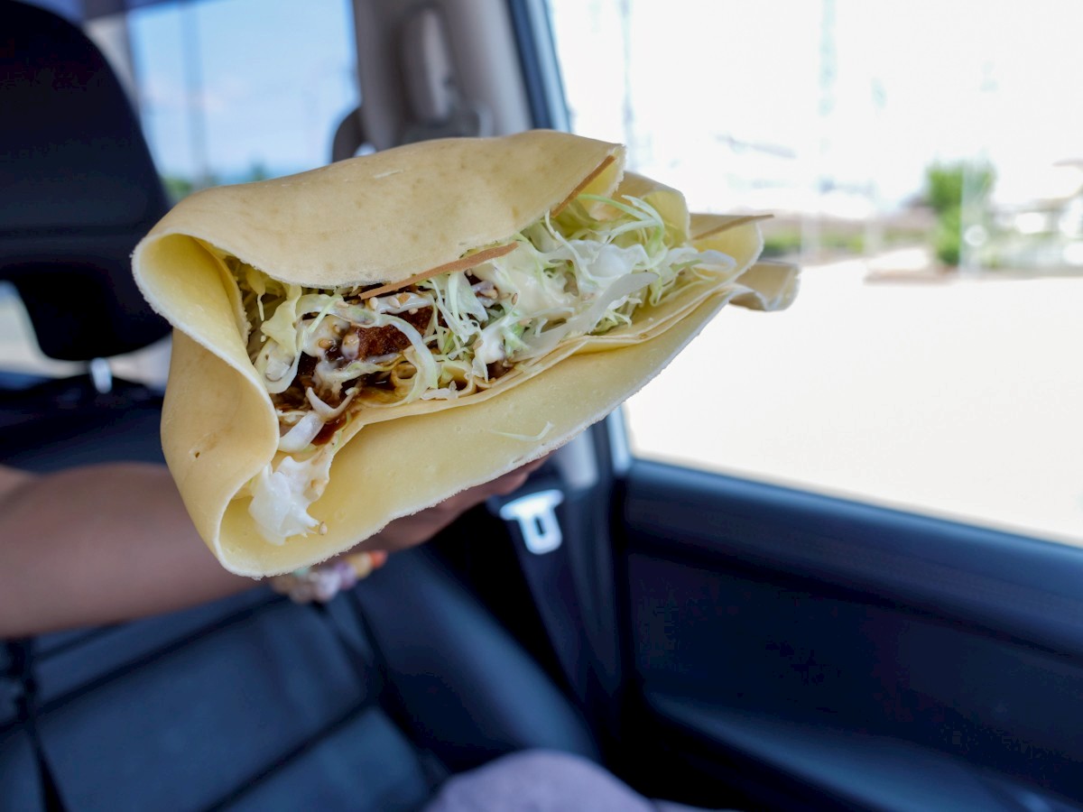ビーパス年輪 みそかつ野菜クレープ