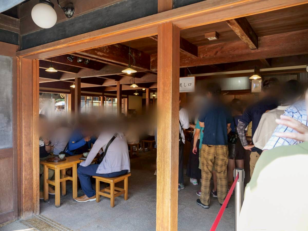 赤福 本店別店舗 内観