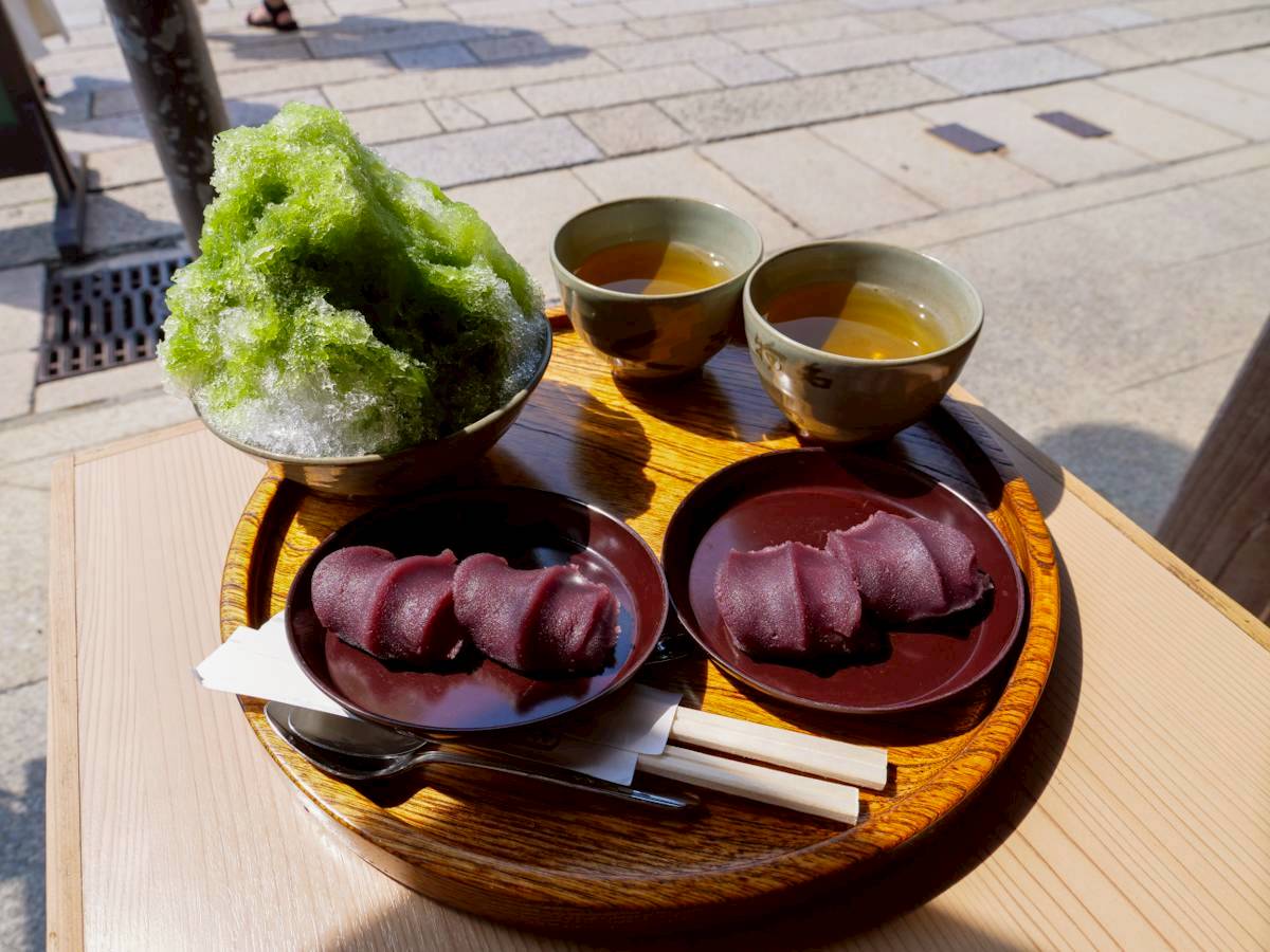 赤福 本店別店舗 赤福餅と赤福氷
