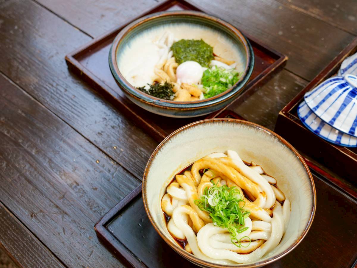 ふくすけ 冷やし伊勢うどんと伊勢うどん