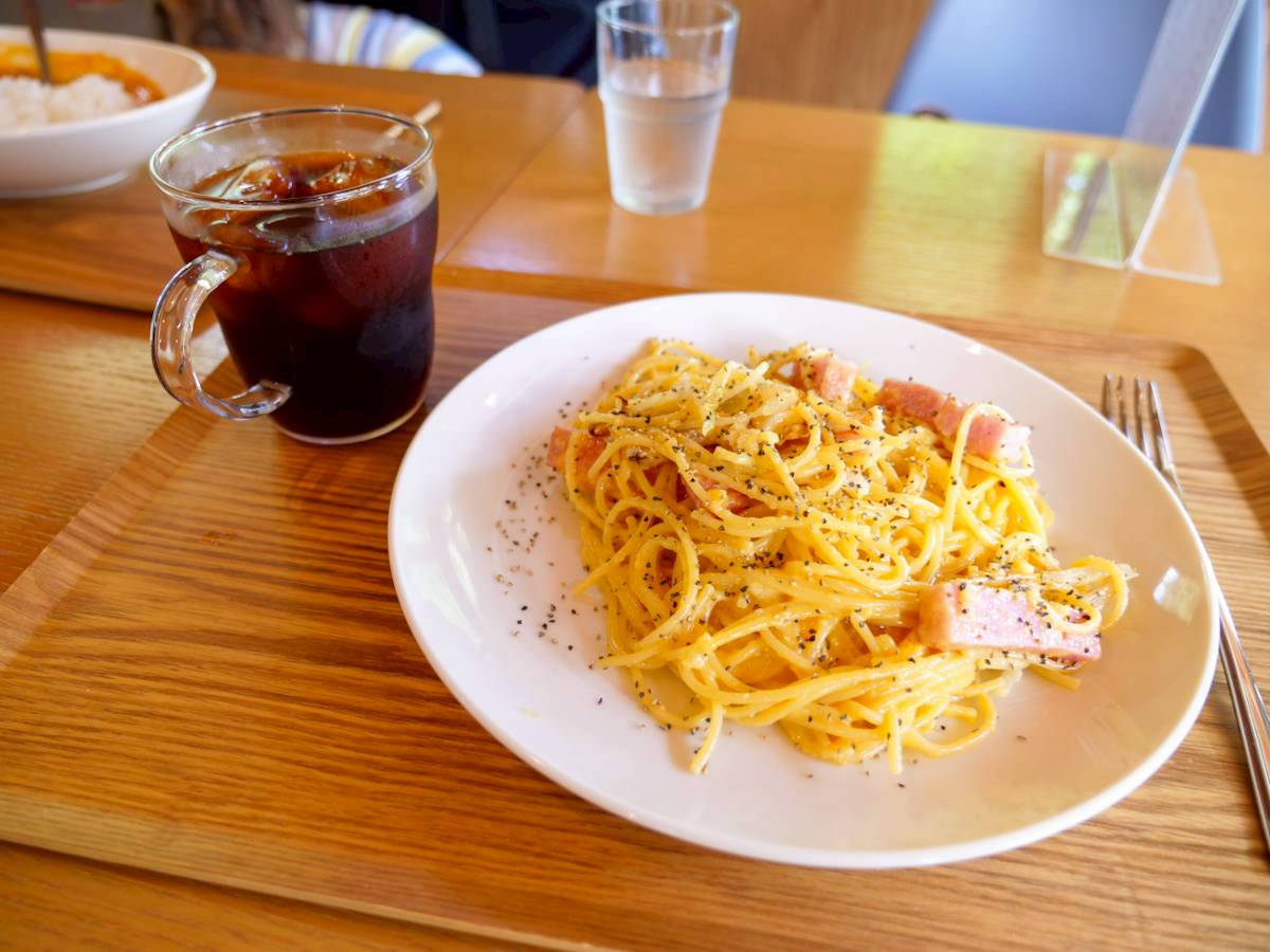 NIWA＋ カフェ＆ドッグラン カルボナーラ コーヒーセット