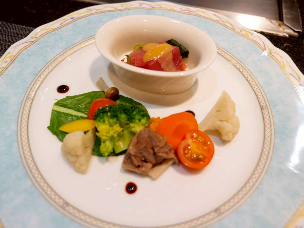 鉄板焼 やまなみ コース楓 前菜