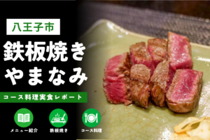 東京都「鉄板焼 やまなみ」訪問レビュー｜雰囲気やコース料理についても紹介
